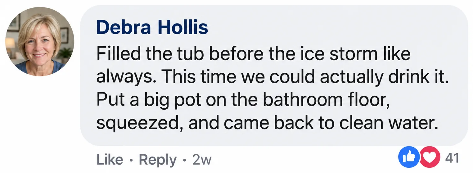 Customer comment from Debra Hollis (sample)