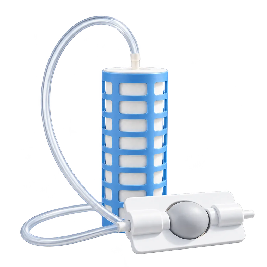TerraPore AutoSiphon filter, hose and bulb