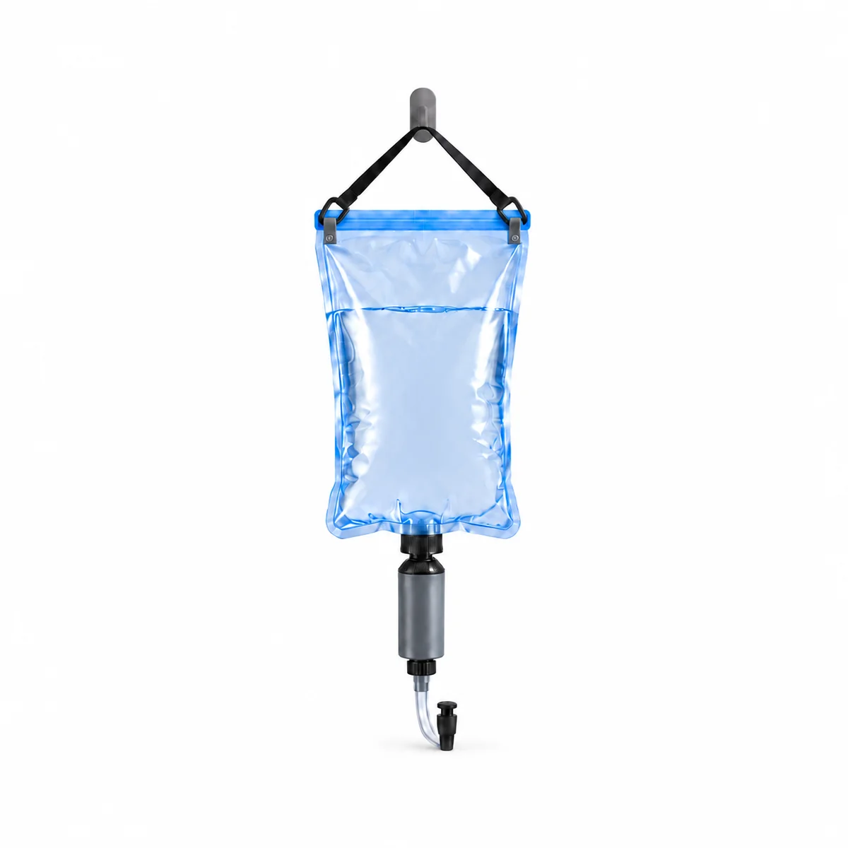 A hanging gravity bag