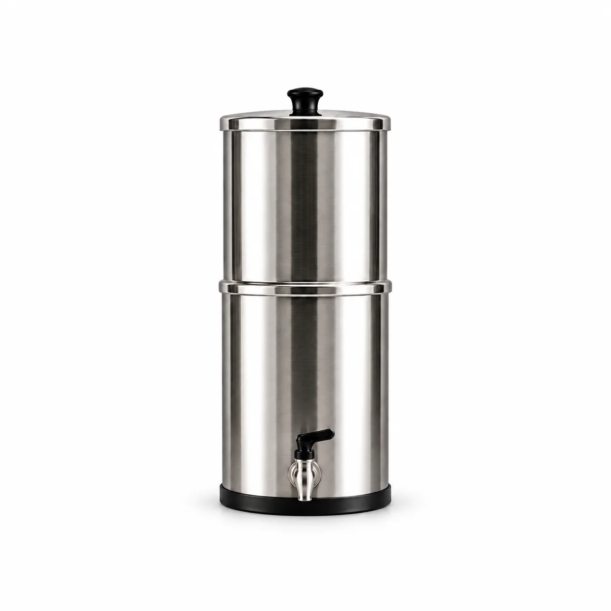 A countertop gravity tank