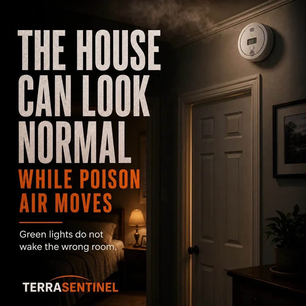 The house can look normal while poison air moves