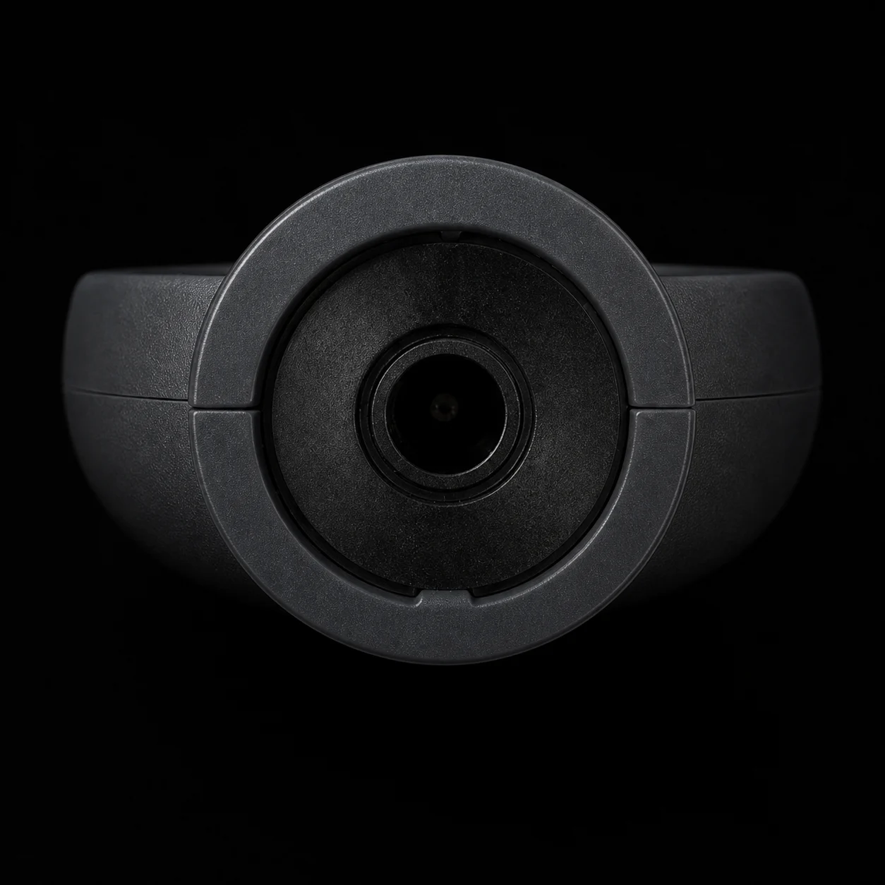 The point stays inside until you press it.