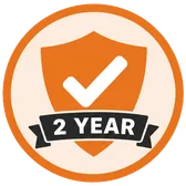 Two-year warranty shield