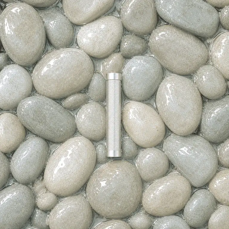 The TrueWater Pod among natural mineral stones
