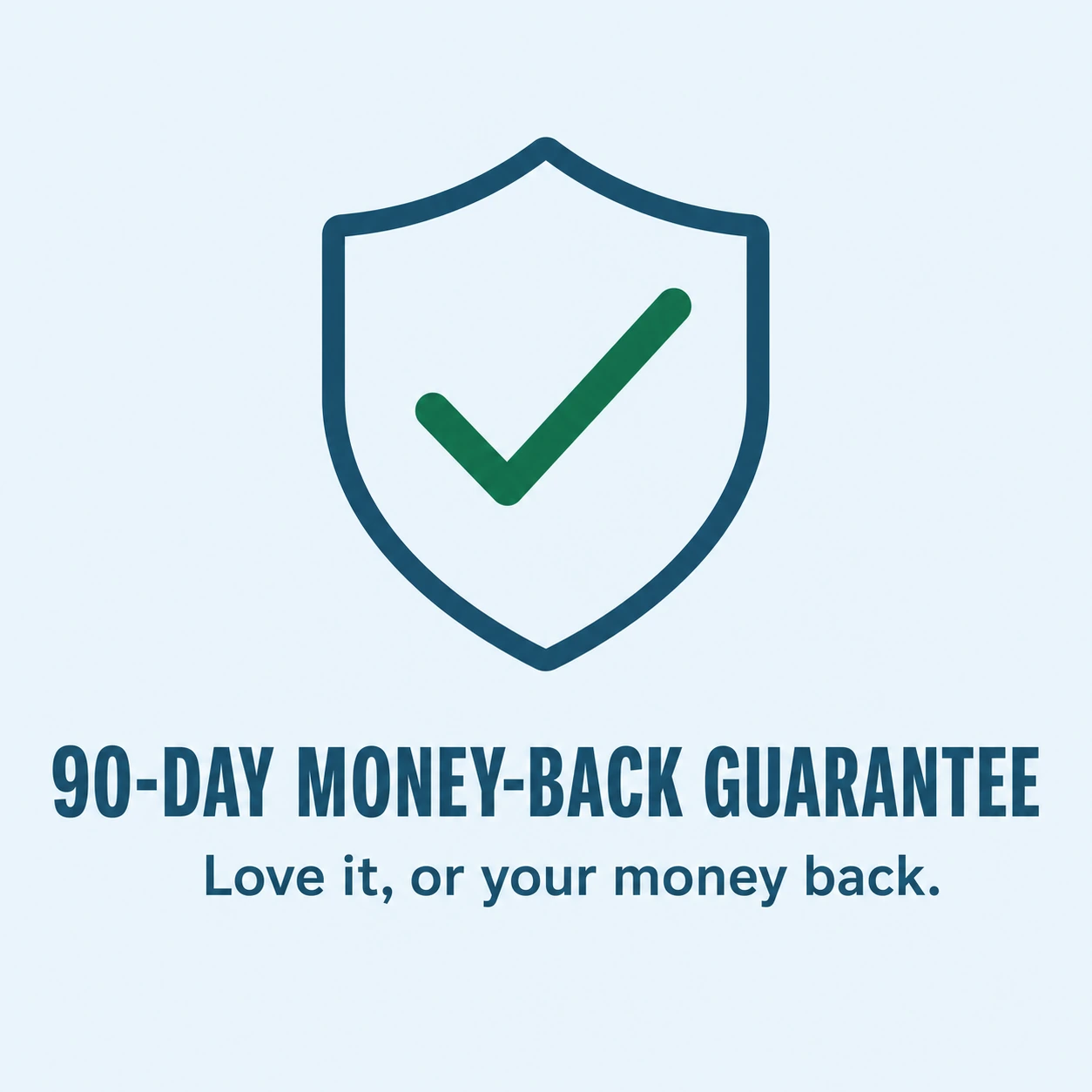 90-day money-back guarantee