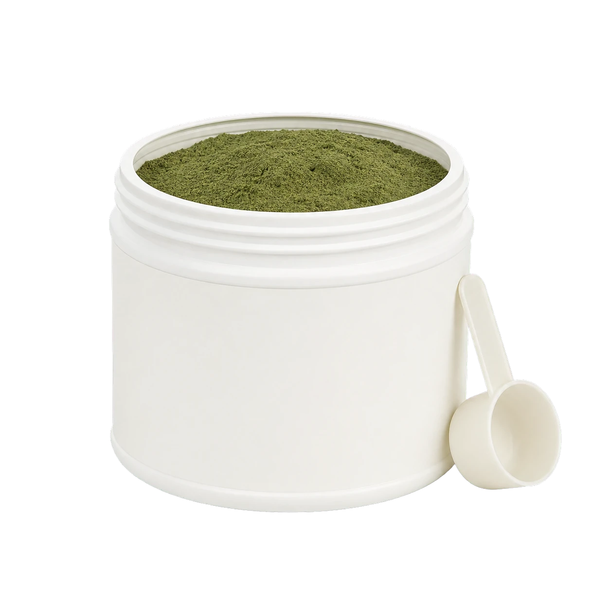 A typical greens powder tub